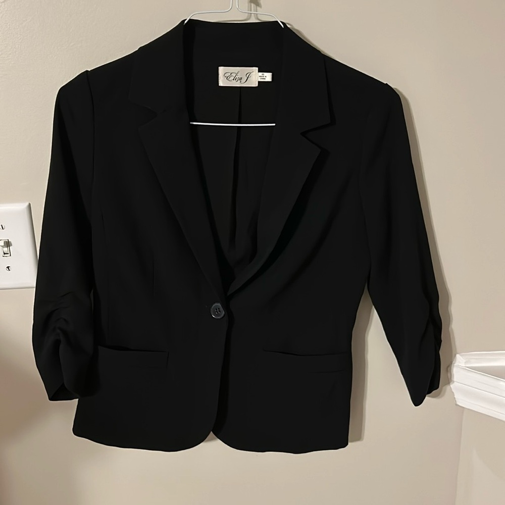 Eliza J black blazer size XS